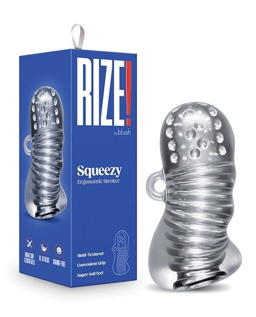 Blush Rize Squeezy Ergonomic Stroker