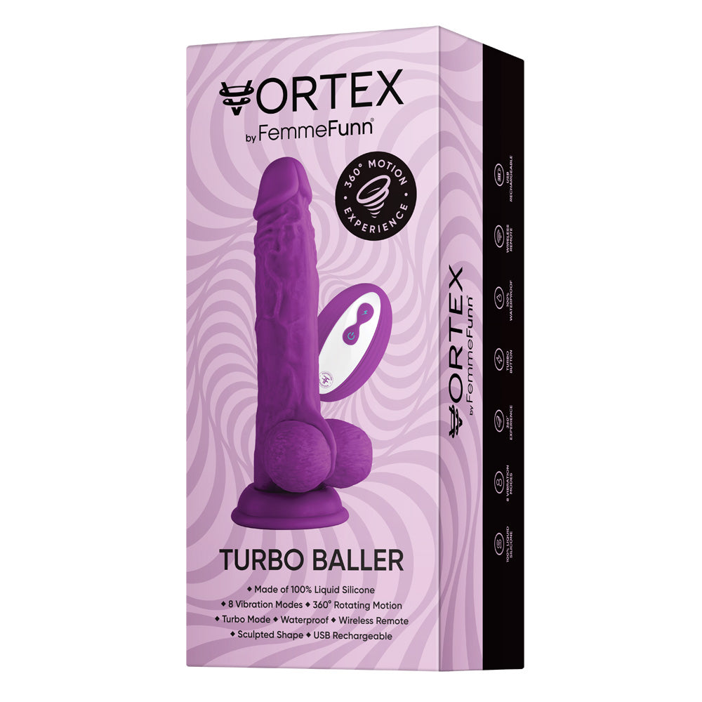 FemmeFunn Vortex Baller Rotating Dildo