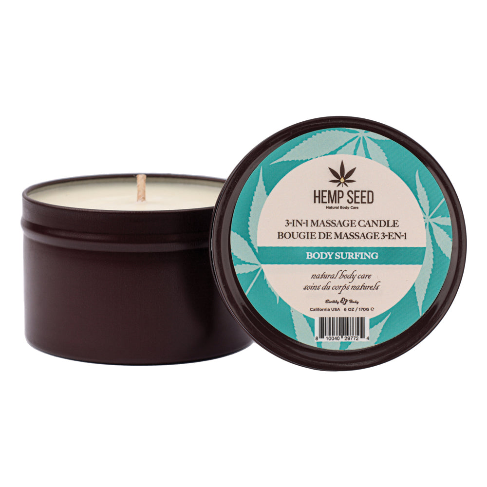 Earthly Body Hempseed Massage Candle
